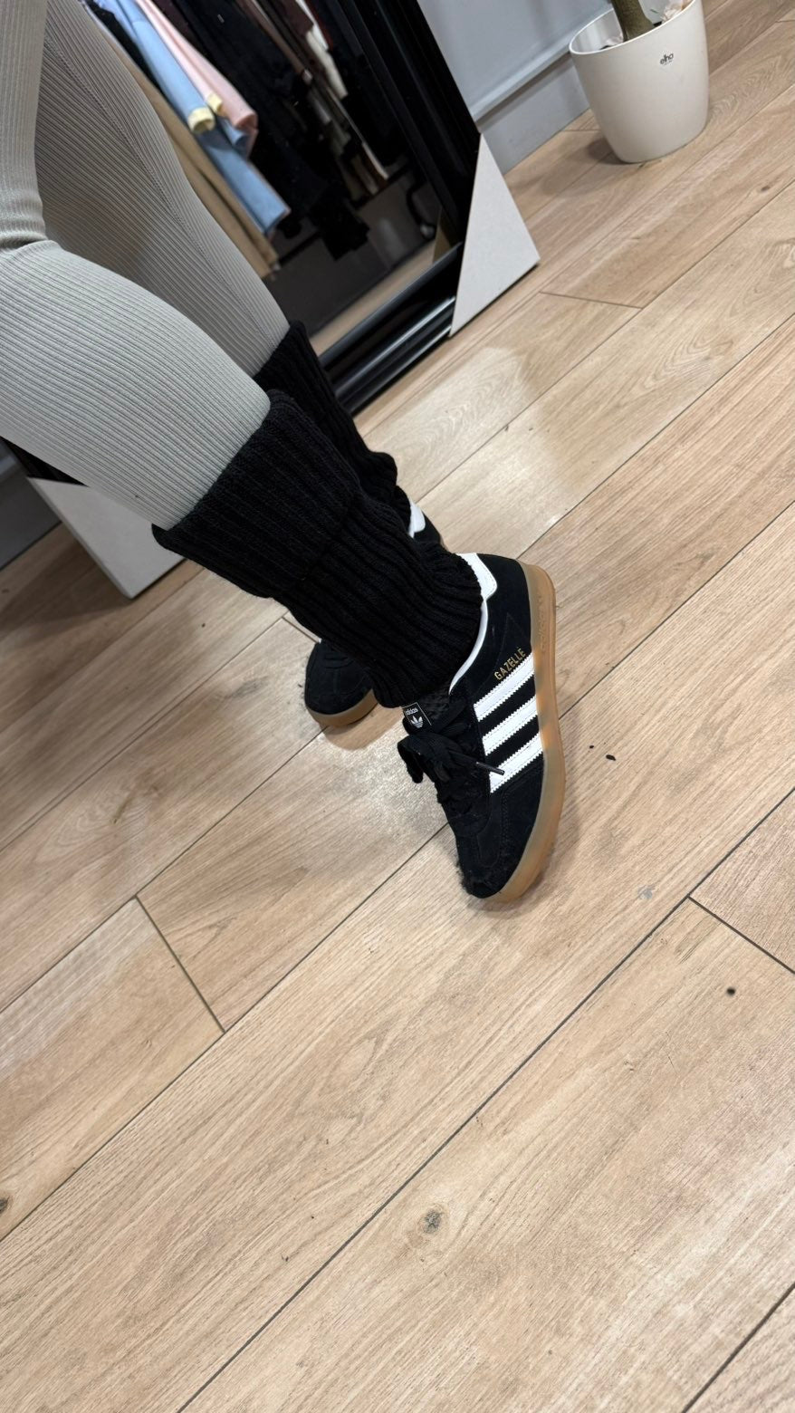 Chausette haute en laine