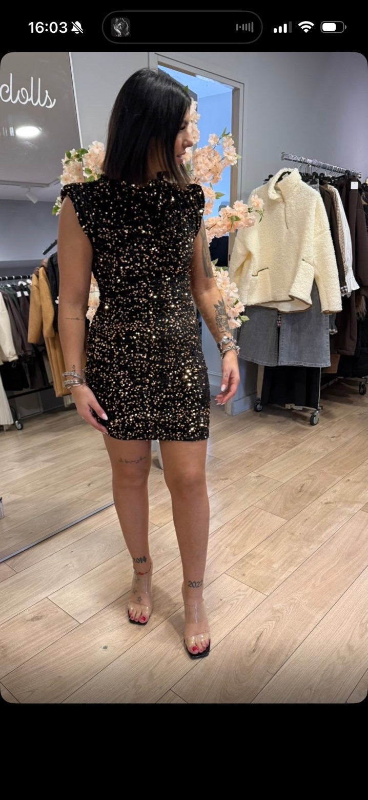 Robe de soirée à paillettes