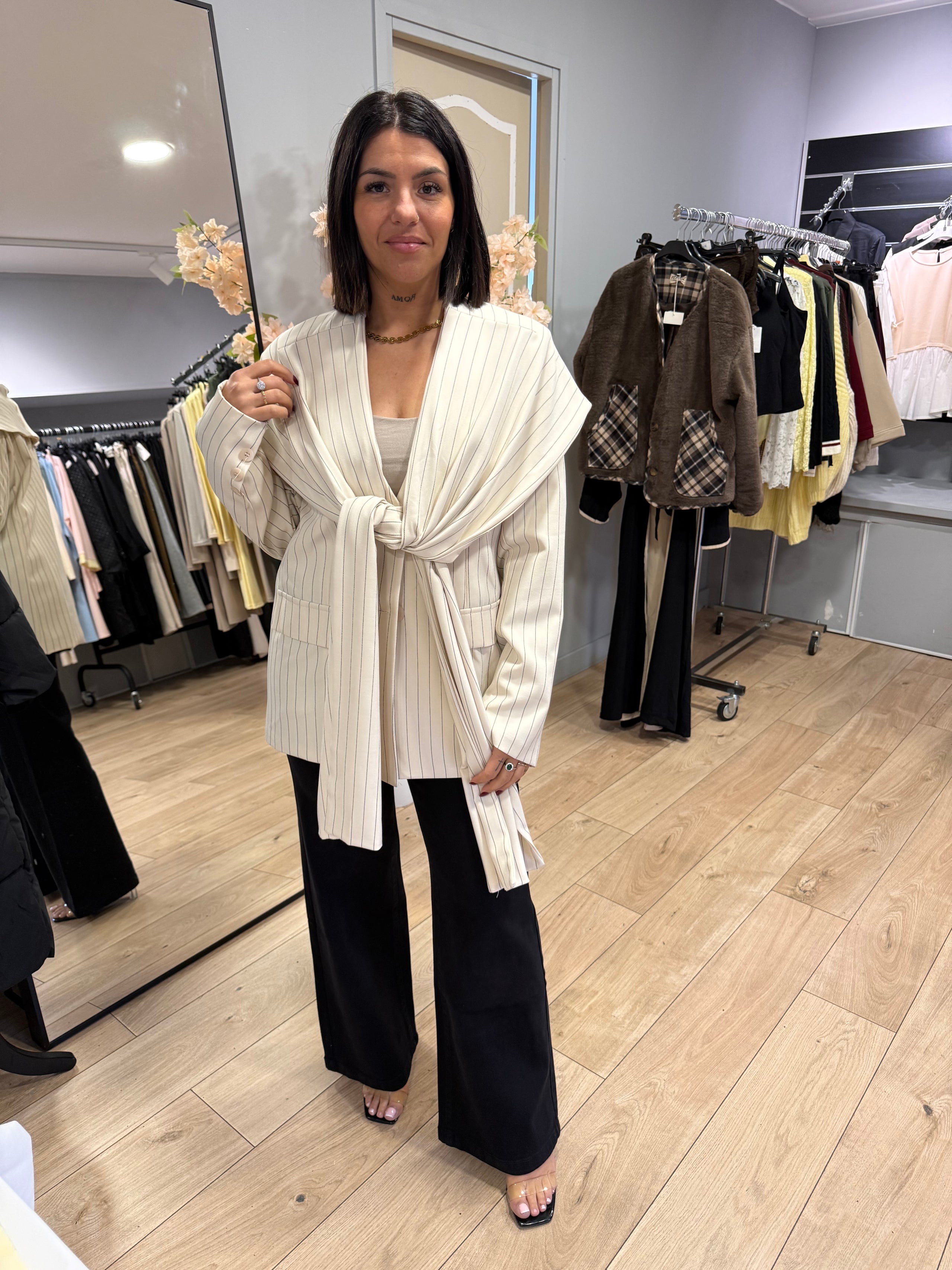 Blazer rayé