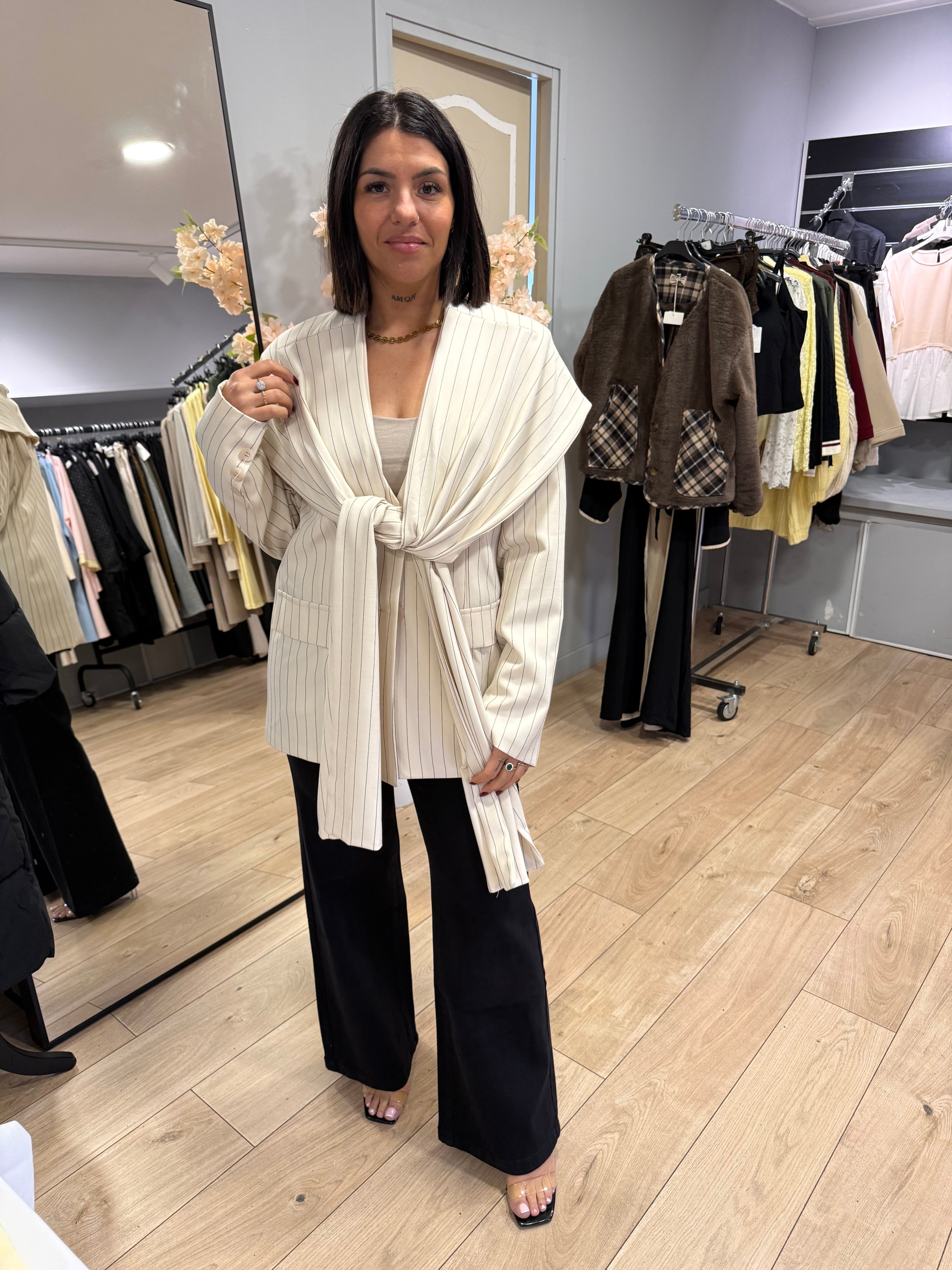 Blazer rayé
